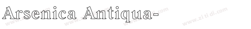 Arsenica Antiqua字体转换